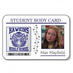 Stranger Things Student Body ID Card Max Mayfield (Mad Max) HALLOWEEN Costume Accessory